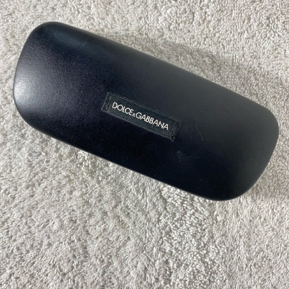 Dolce & Gabbana Black Eyewear Case Hard Case Sunglasses Case